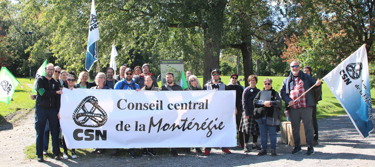À propos du Conseil central de la Montérégie - CSN