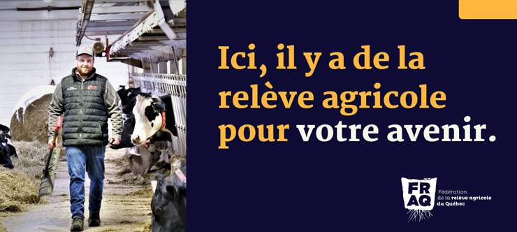 Offre d'emploi à La Fédération de la relève agricole du Québec (FRAQ) Offre d'emploi à La Fédération de la relève agricole du Québec (FRAQ)
