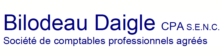 Bilodeau Daigle CPA S.E.N.C.